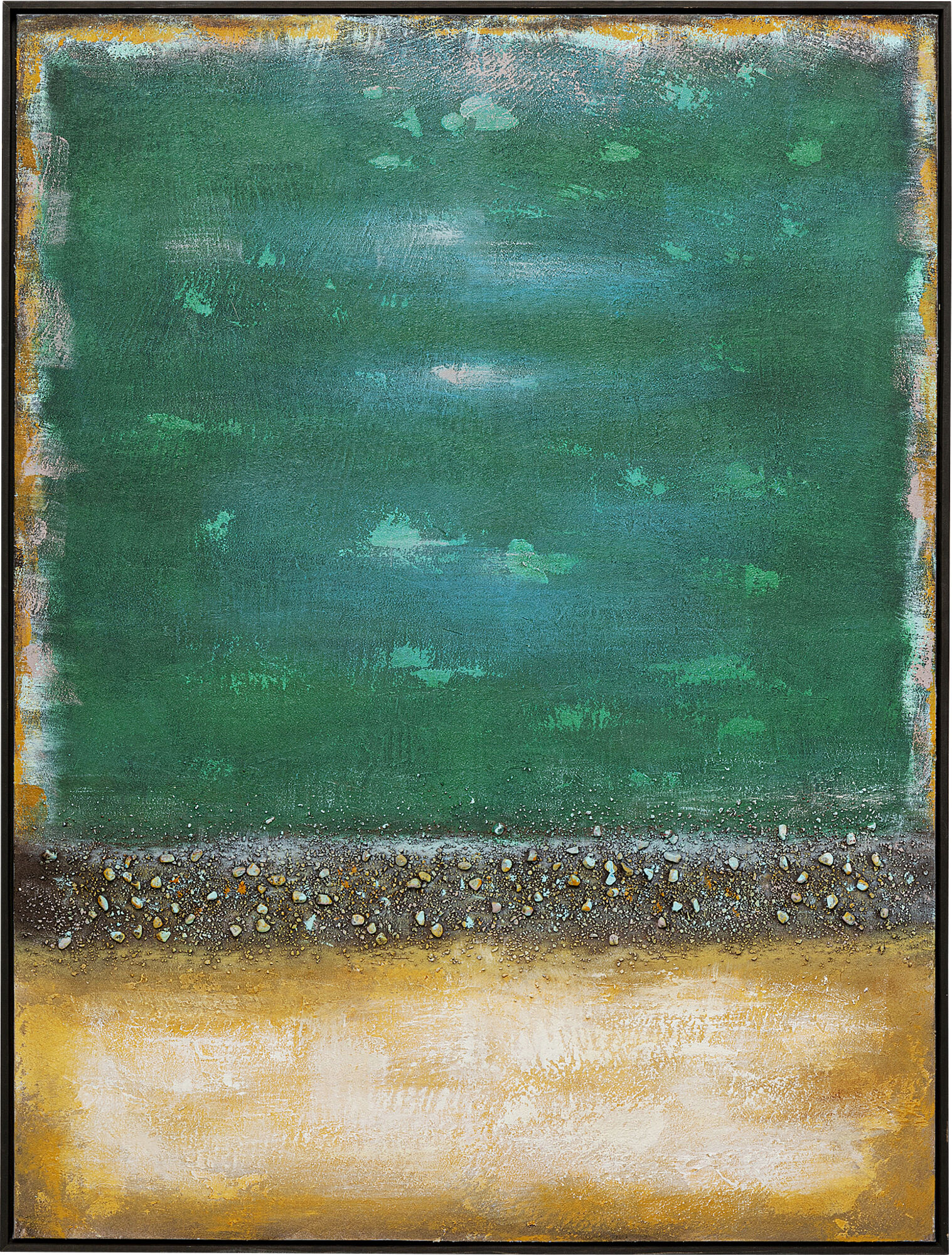 Quadro su tela Vista verde 90x120cm – immagine-1.