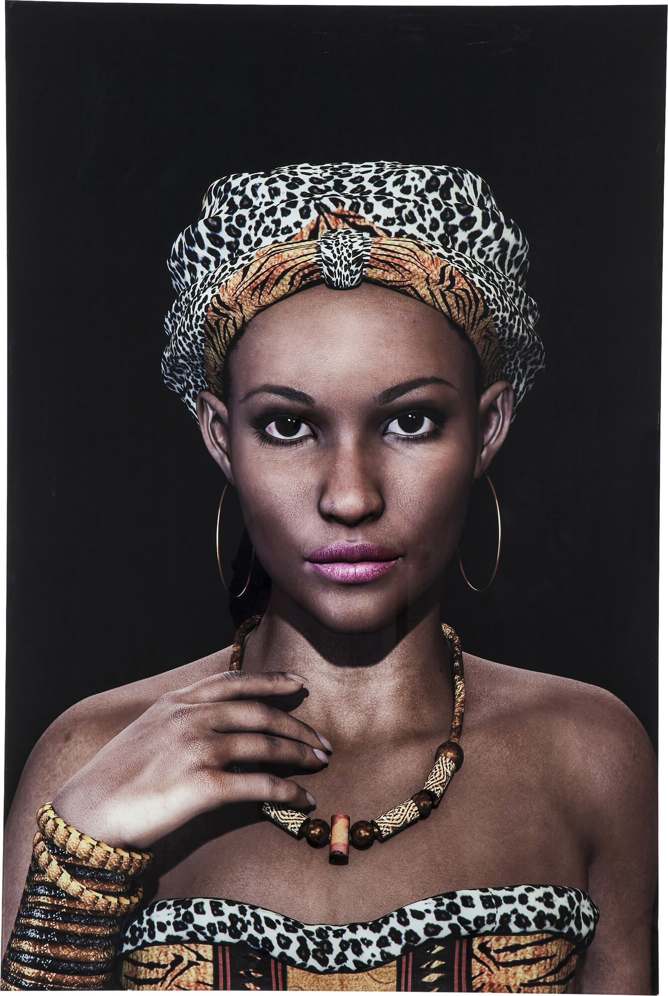 Obraz African Queen Face 80x120 cm – obraz-1