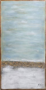 Abstract Horizon akryylimaalaus, taulu 100x200cm – kuva-1.