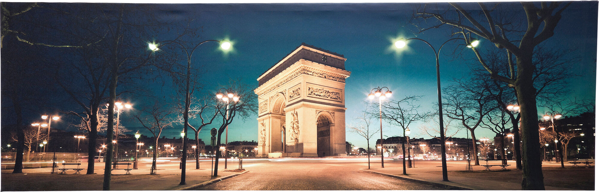 Obraz Arc De Triomphe 140x45 cm kolorowy – obraz-1
