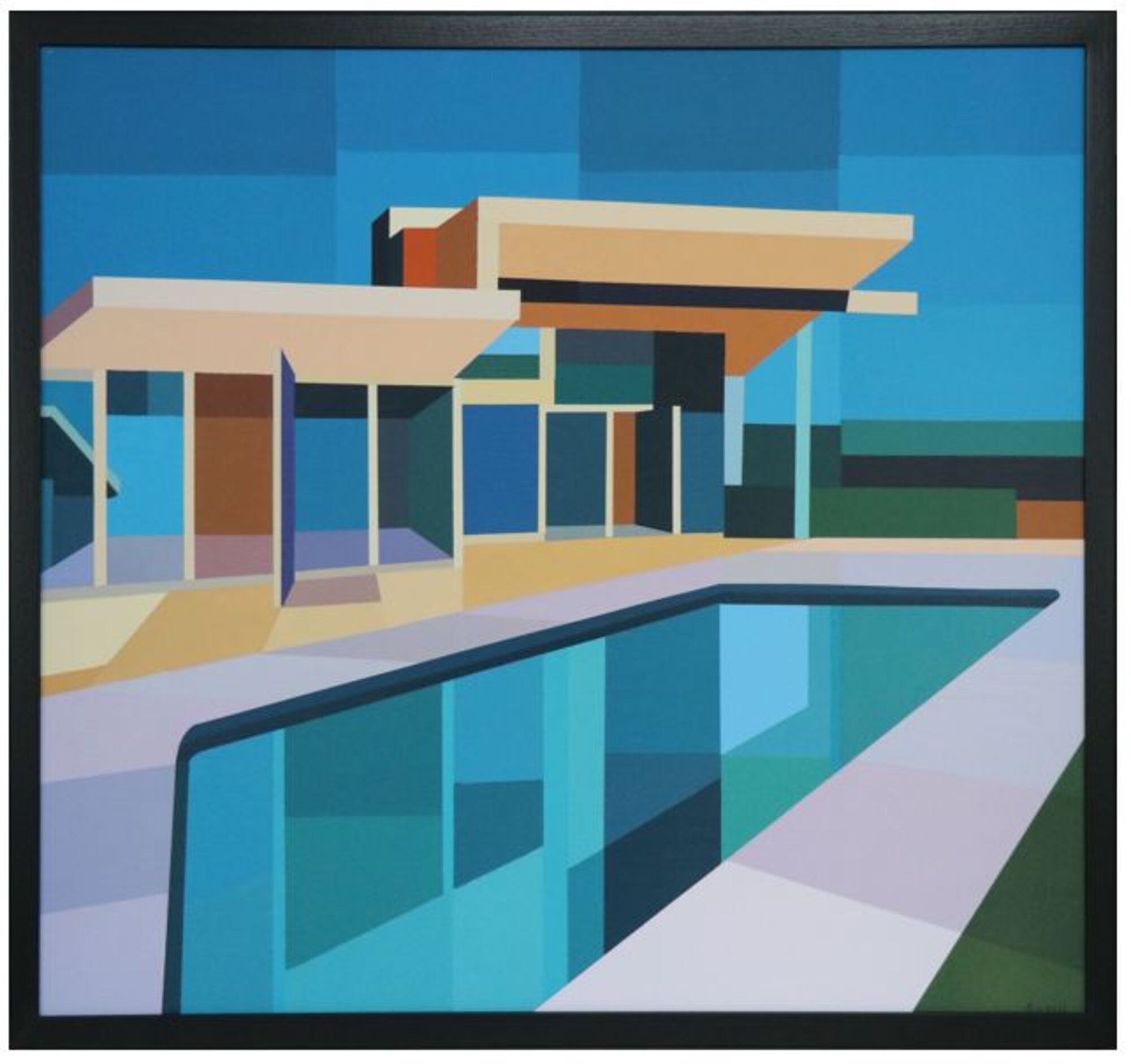 Cuadro enmarcado Architecture 100x85cm – Imagen-1.