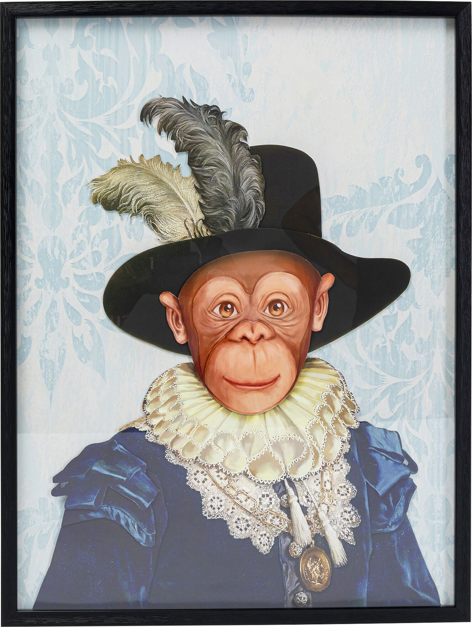 Obraz Art Monkey Sir 60x80 cm kolorowy – obraz-1