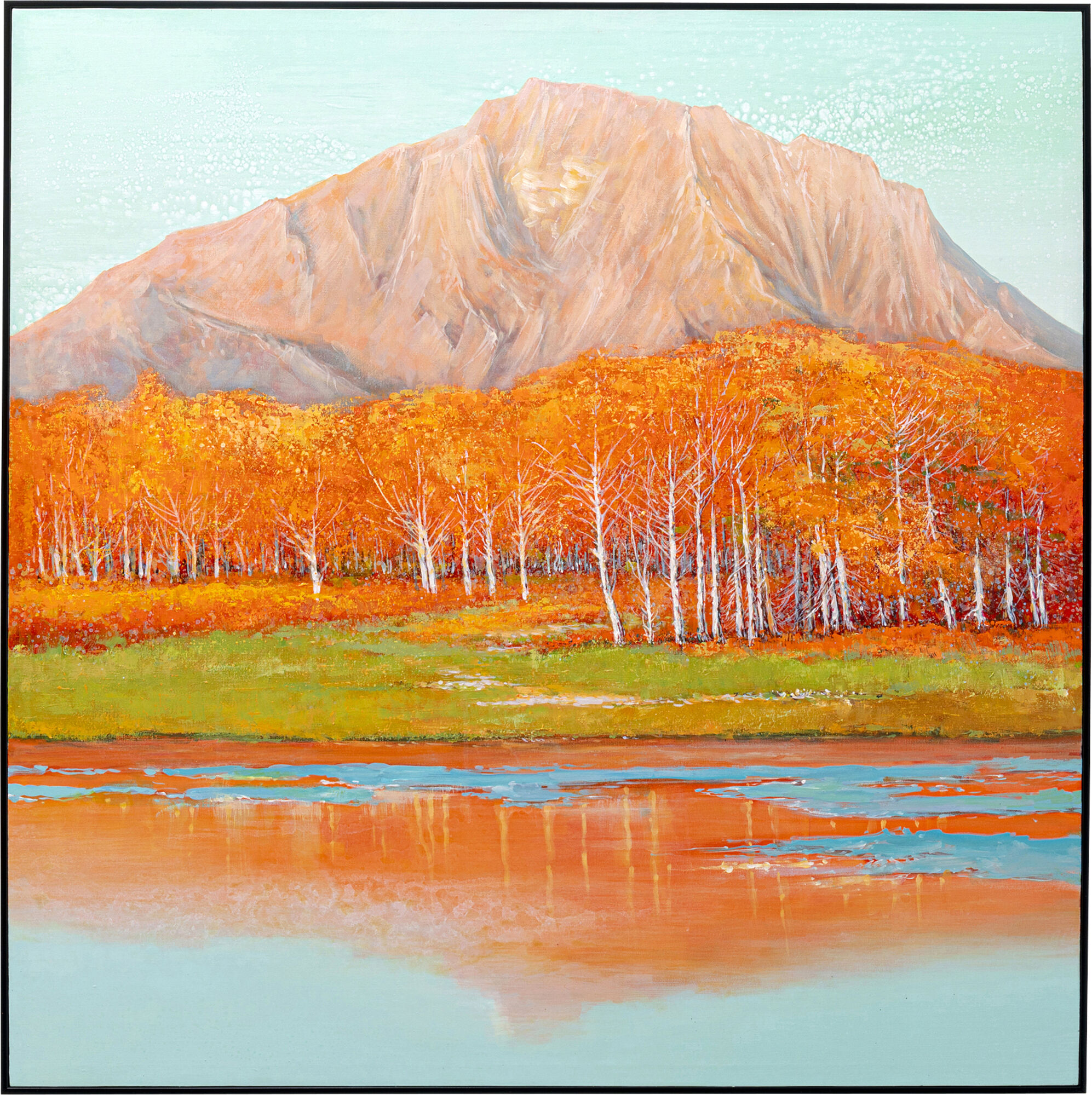 Quadro incorniciato Autumnal 120x120cm – immagine-1.