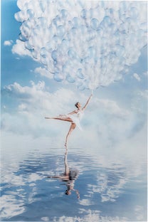 Balloon Girl Üvegkép 100X150Cm – kép-1.