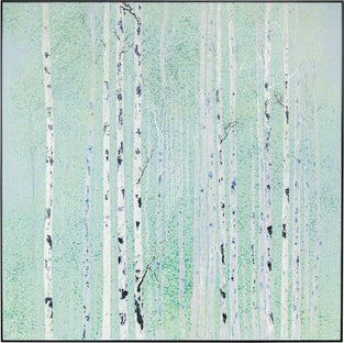 Obraz Birch Avenue 140x140 cm – obraz-1