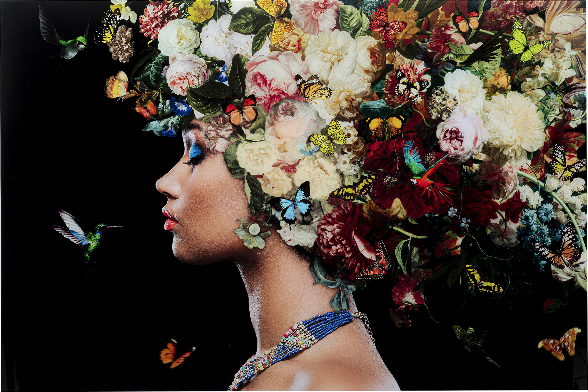 Obraz Bunch Of Flowers 150x100 cm kolorowy – grafika-1.