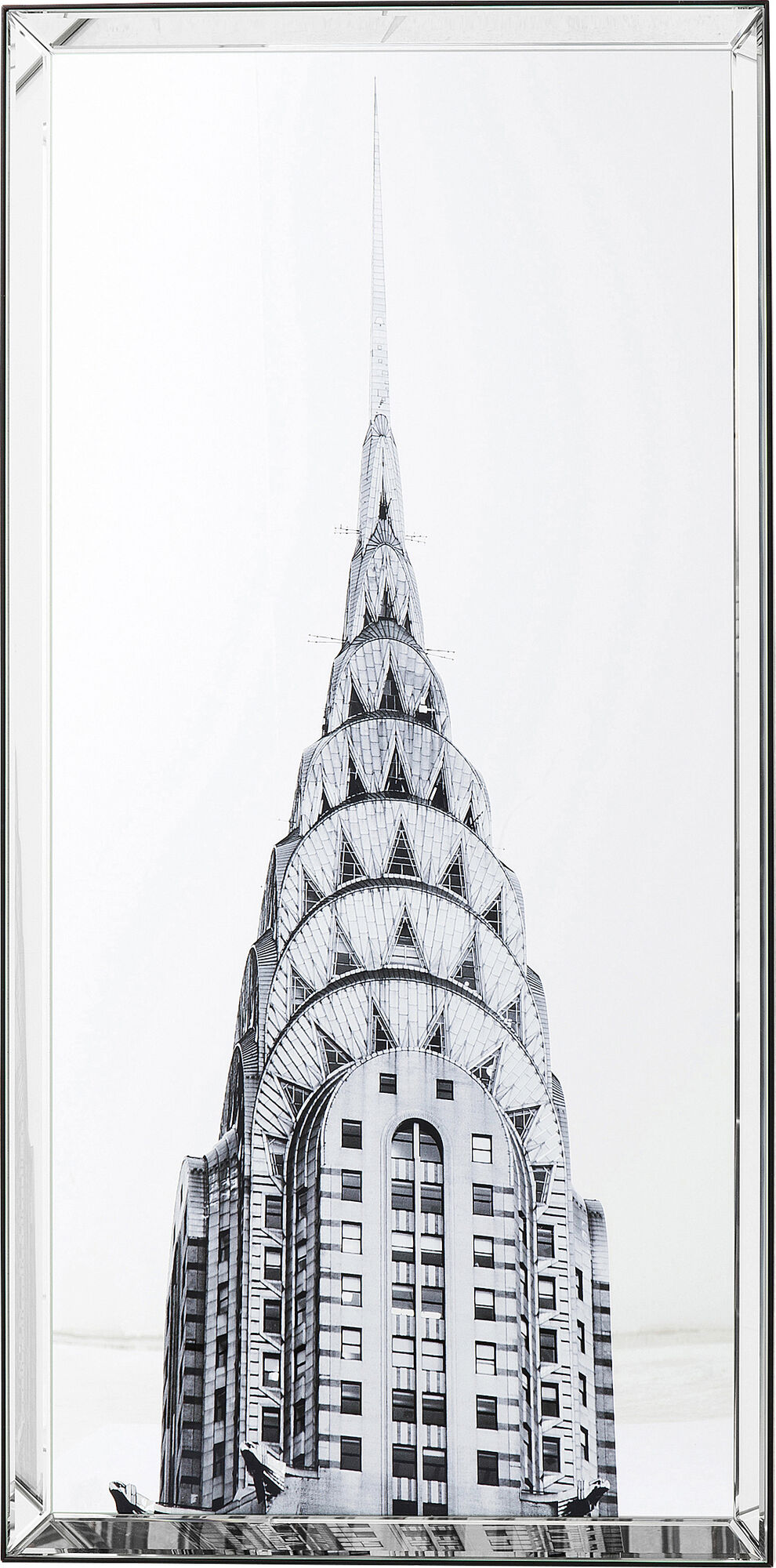 Obraz Chrysler Building 60x120 cm biało-czarny – obraz-1