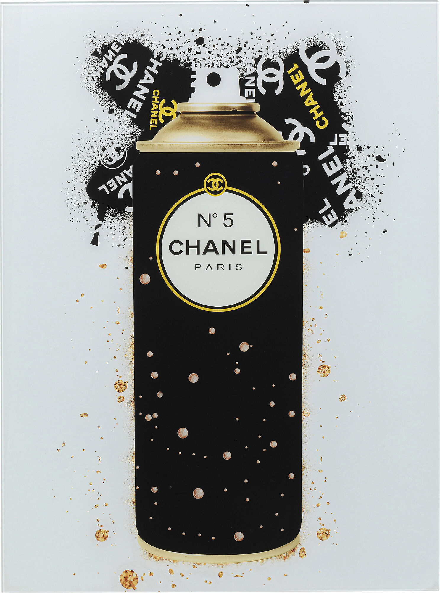 Obraz szklany z motywem perfum 60x80 cm – obraz-1