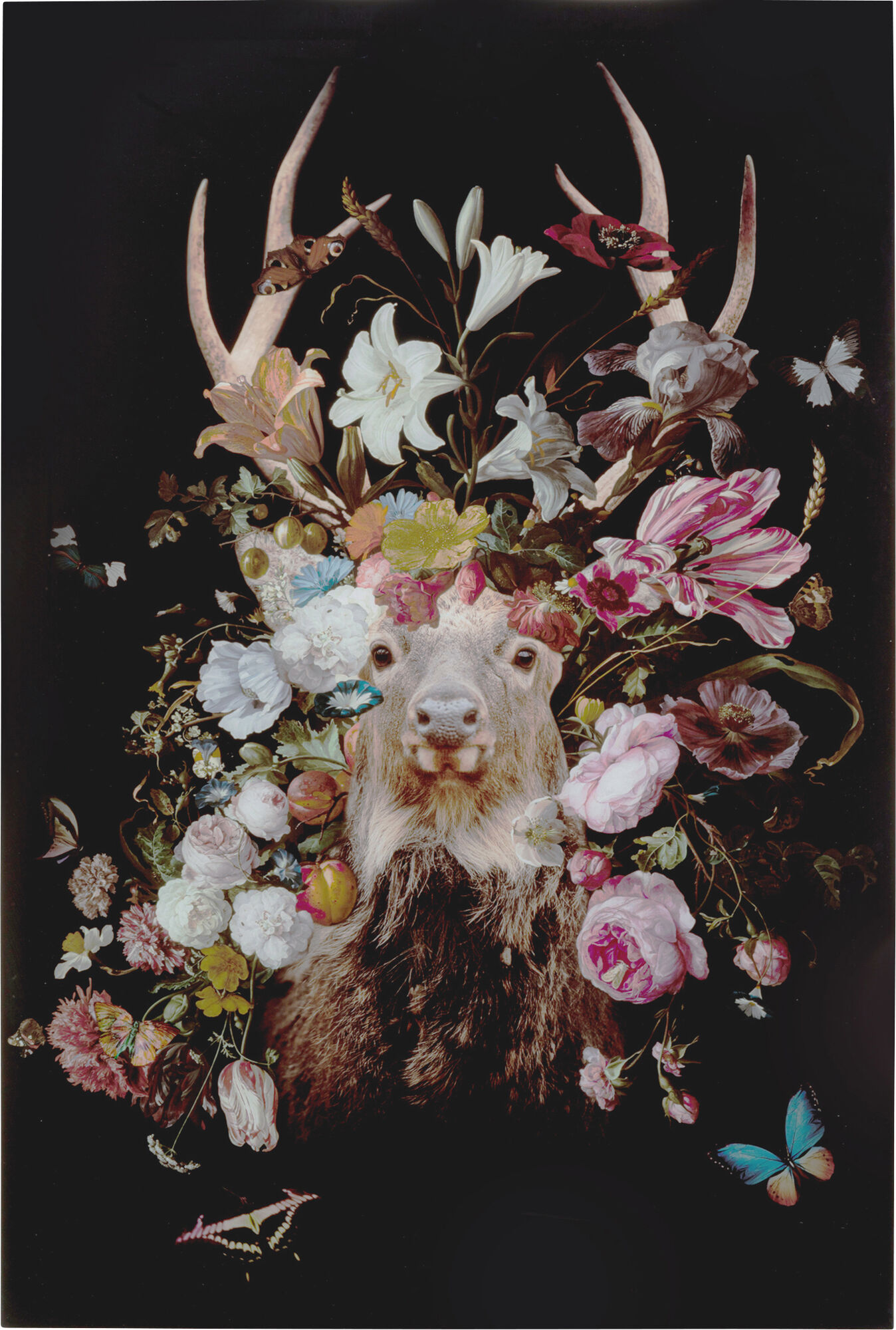 Deer Garden Üvegkép 80X120Cm – kép-1.