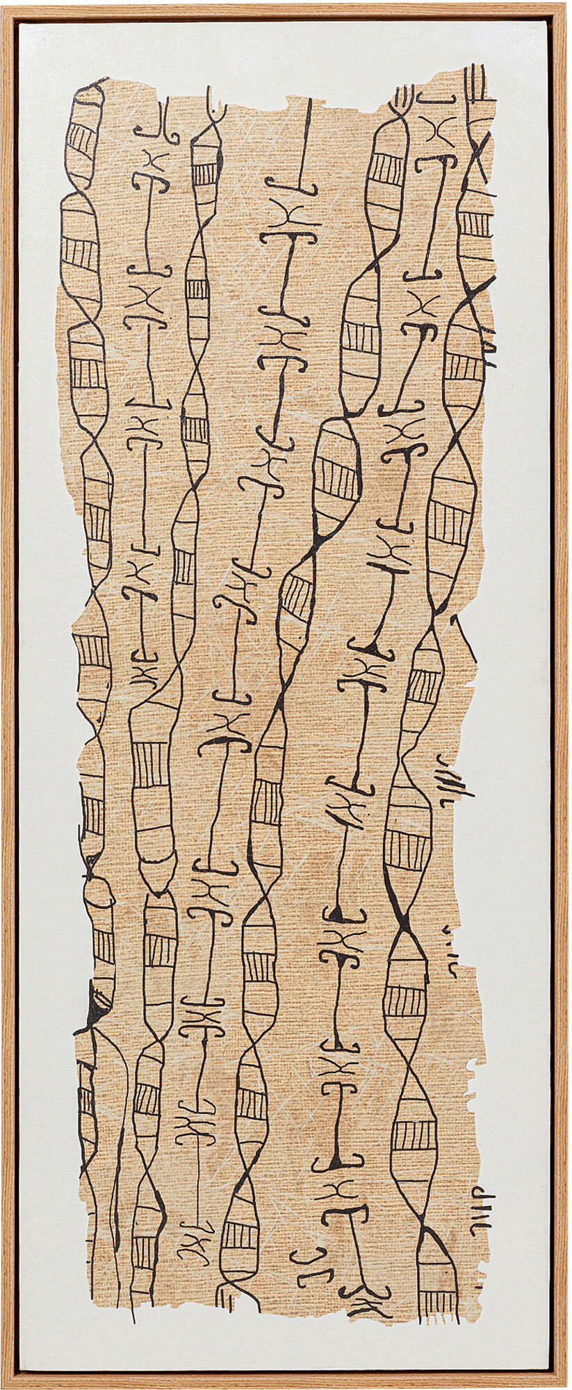 Paveikslas su rėmu Native Spirals 50x150cm – paveikslėlis-1.