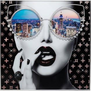 Tablou cu rama NY View 120x120 cm – imagine-1.
