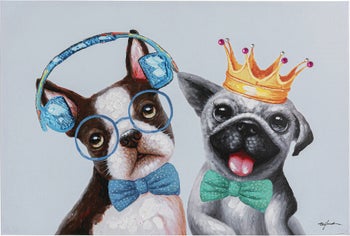 Obraz Dog Music Lover 100x70 cm – obraz-1