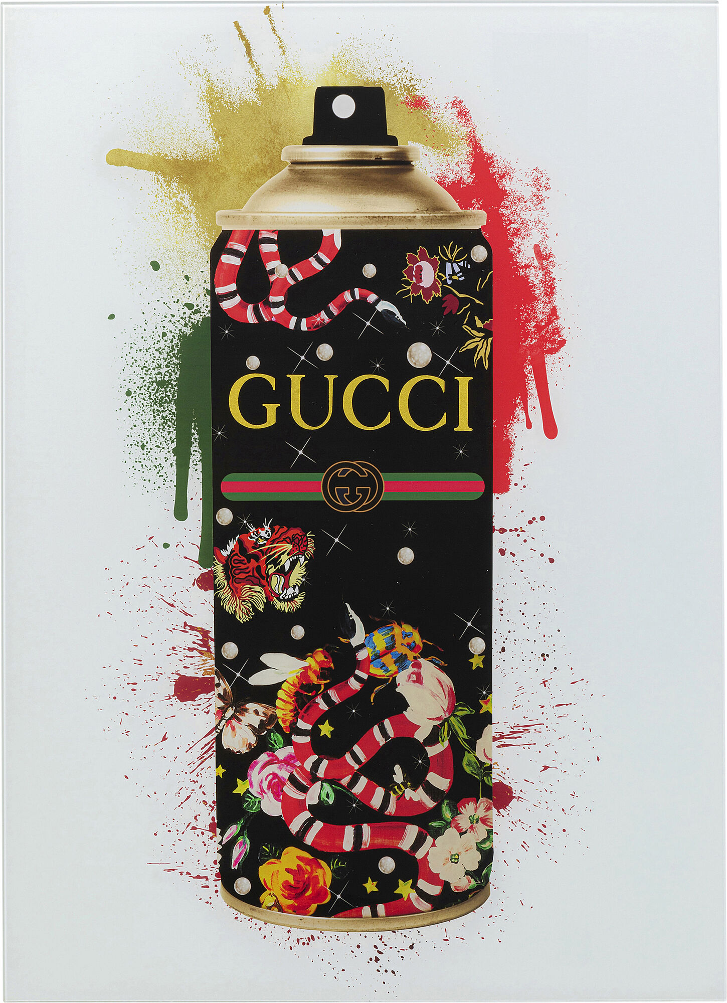 Obraz szklany Spray Gucci 60x80 cm – obraz-1