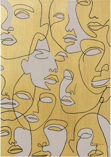 Cuadro lienzo Faces 70x100cm – Imagen-1.