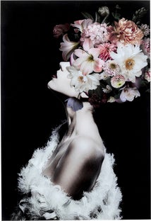 Cuadro cristal Flowery Beauty 80x120 – Imagen-1.