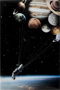 Картина Flying Astronaut 100x150cm – изображение-1.