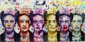 Cuadro cristal Frida Love 160x80 – Imagen-1.