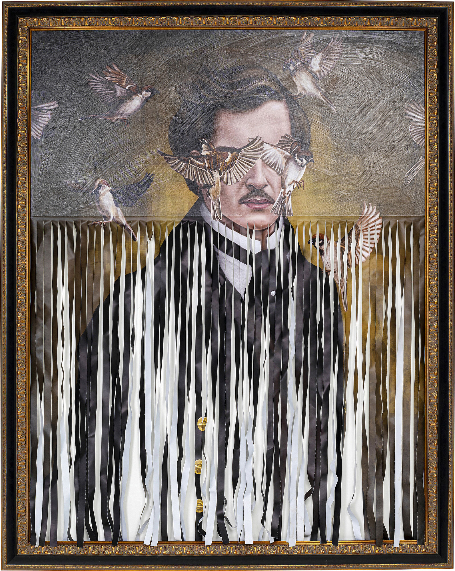 Tablou cu rama Gentleman Cuts 163x130cm – imagine-1.