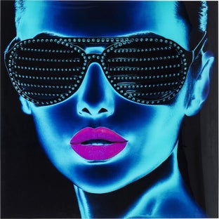 Cuadro cristal Tough Girl 120x120cm – Imagen-1.
