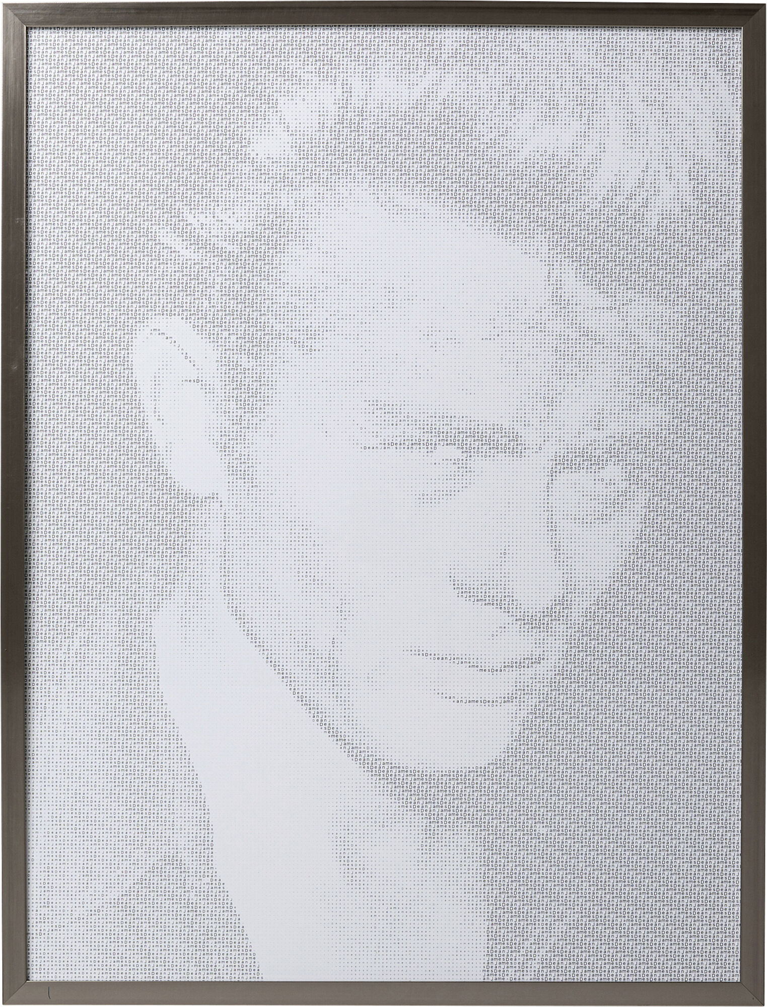 Obraz szklany Idol James czarny 79x104 cm – obraz-1