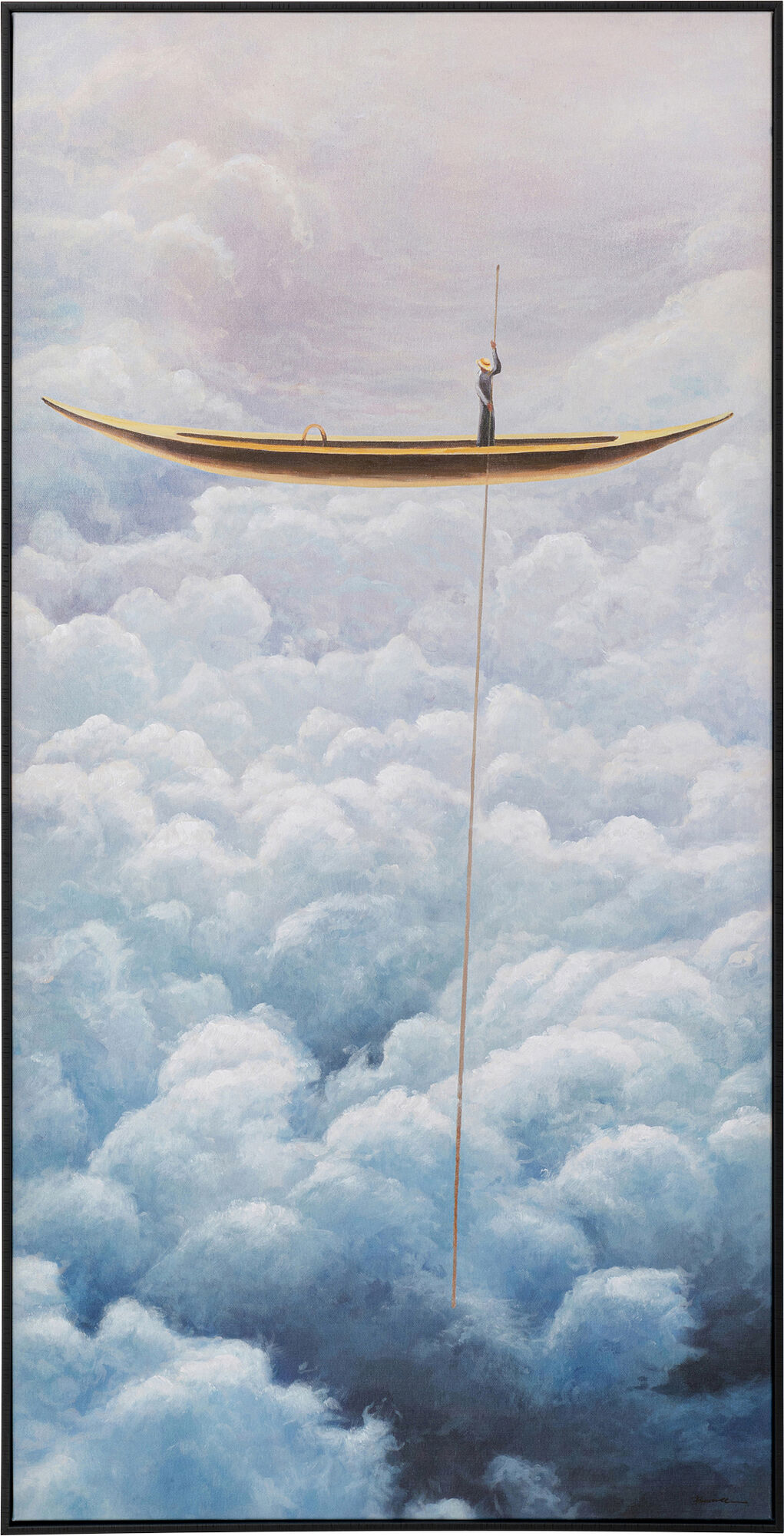 Cuadro enmarcado Cloud Boat 60x120cm – Imagen-1.