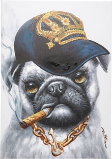 Tavla Hip Hop Dog - Canvas, 70x100cm – bild-1.