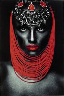 Картина Lady Lips Red 80x120 – изображение-1.