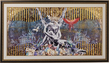 Tablou cu rama Lovers 266x150 cm – imagine-1.