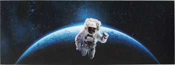 Obraz szklany mężczyzna w kosmosie 240x80 cm – obraz-1