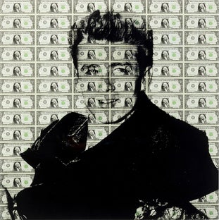 Obraz szklany man czarny 100x100 cm – obraz-1