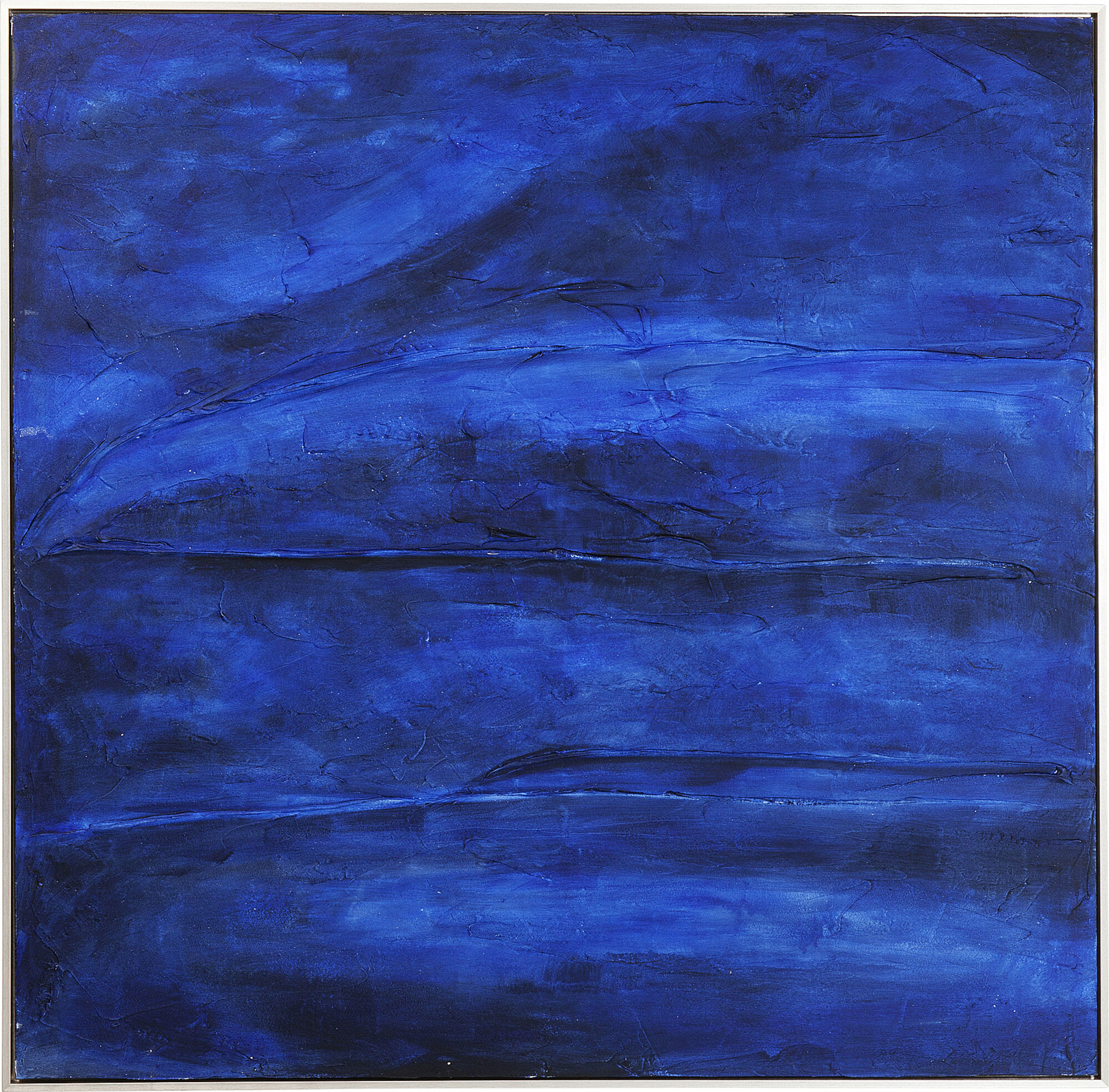 Cuadro Abstract Deep azul 155x155cm – Imagen-1.