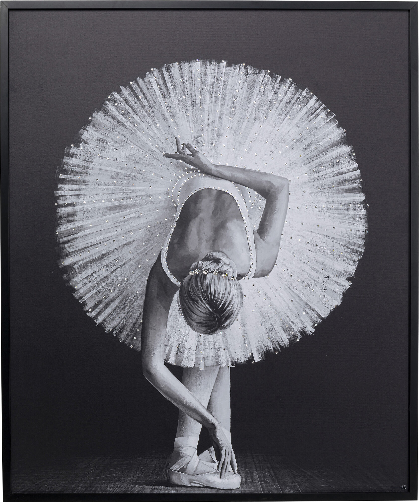 Passion of Ballet kehystetty taulu 100x120cm – kuva-1.