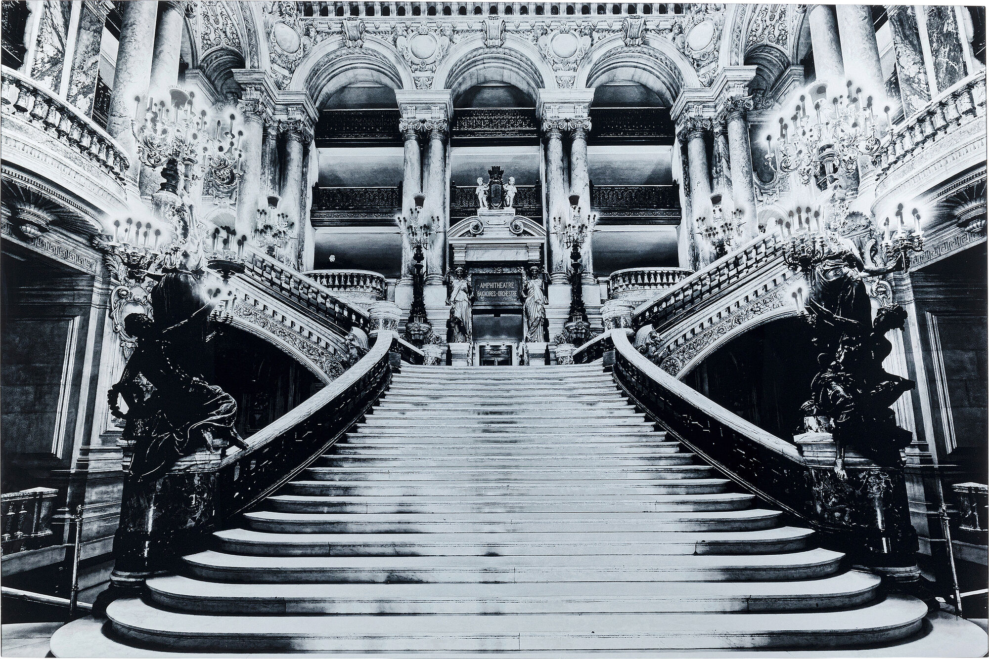 Obraz szklany czarno-biały 180x120 cm – obraz-1