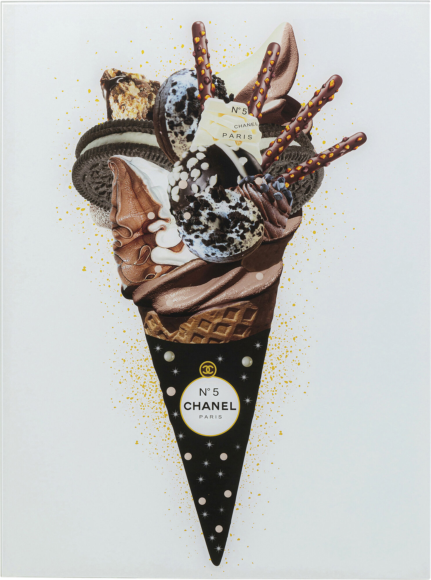 Obraz szklany Ice Cream 60x80 cm – obraz-1