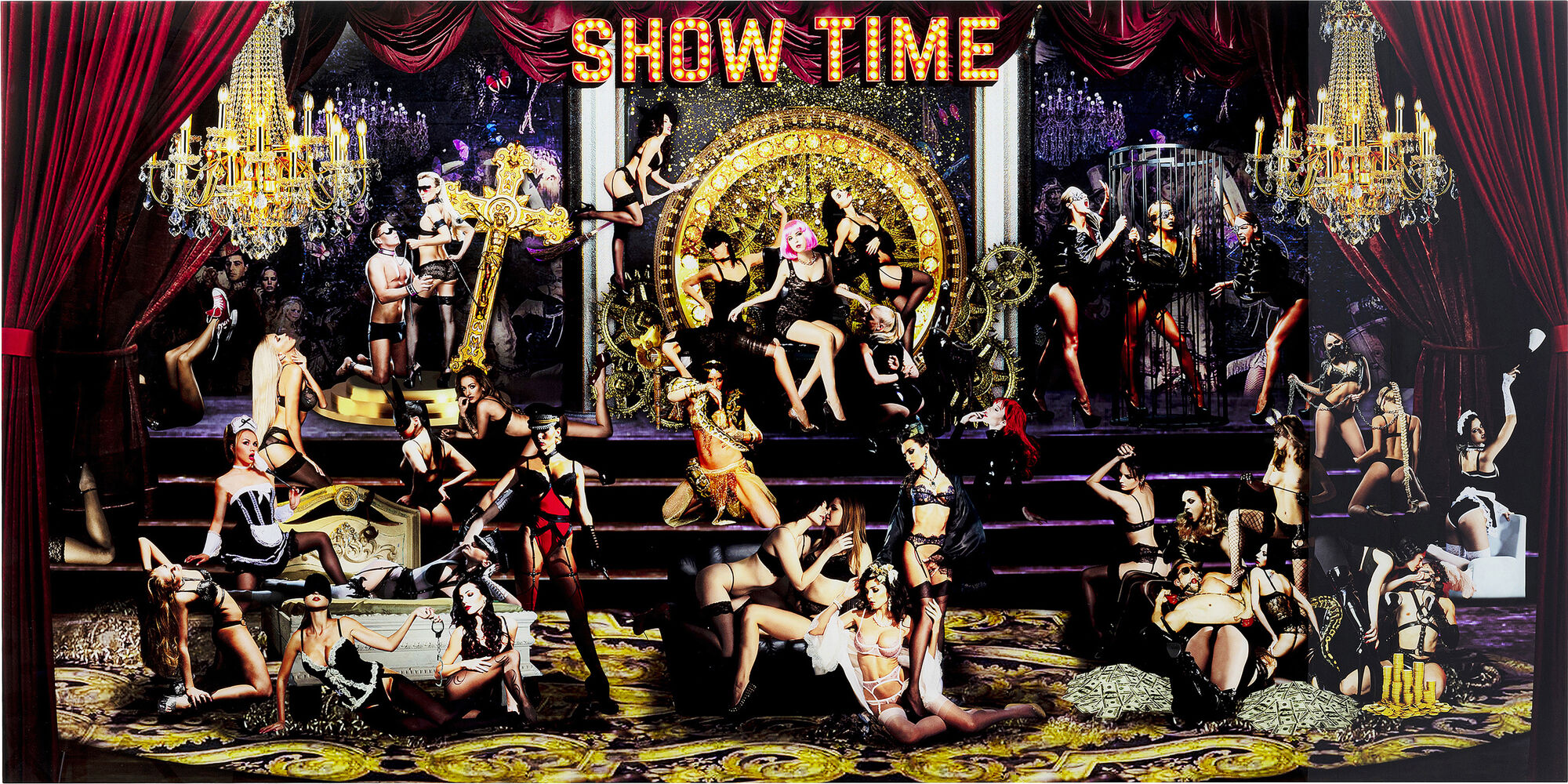 Obraz show kolorowy 180x90 cm – obraz-1