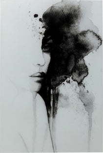 Картина Smokey Face 100x150cm – изображение-1.