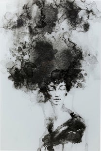 Cuadro cristal Smokey Hair 100x150cm – Imagen-1.