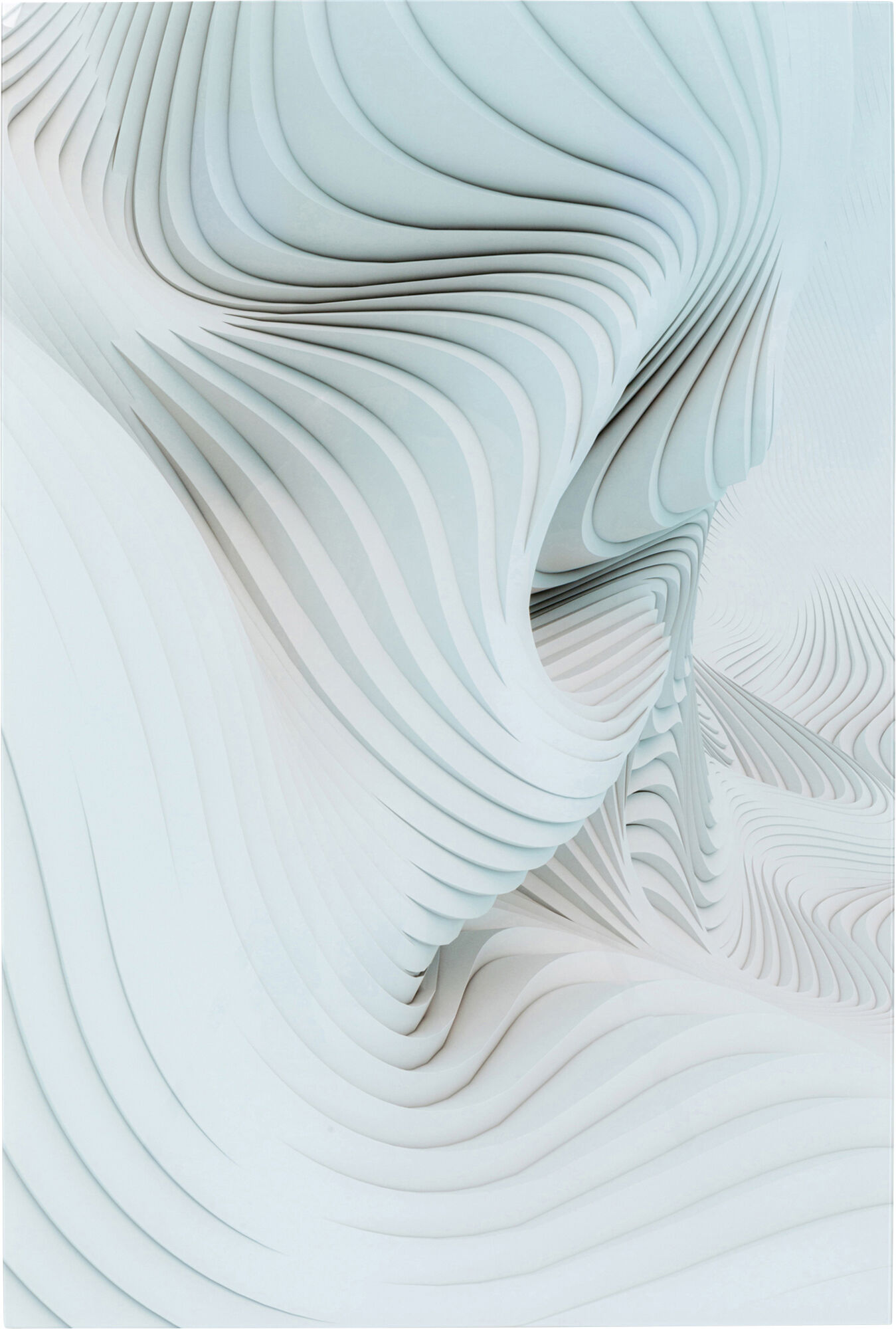 Smooth Wave Üvegkép 80X120Cm – kép-1.