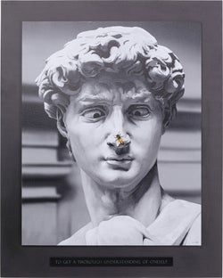 Obraz portret statua rama drewniana 100x125 cm – obraz-1