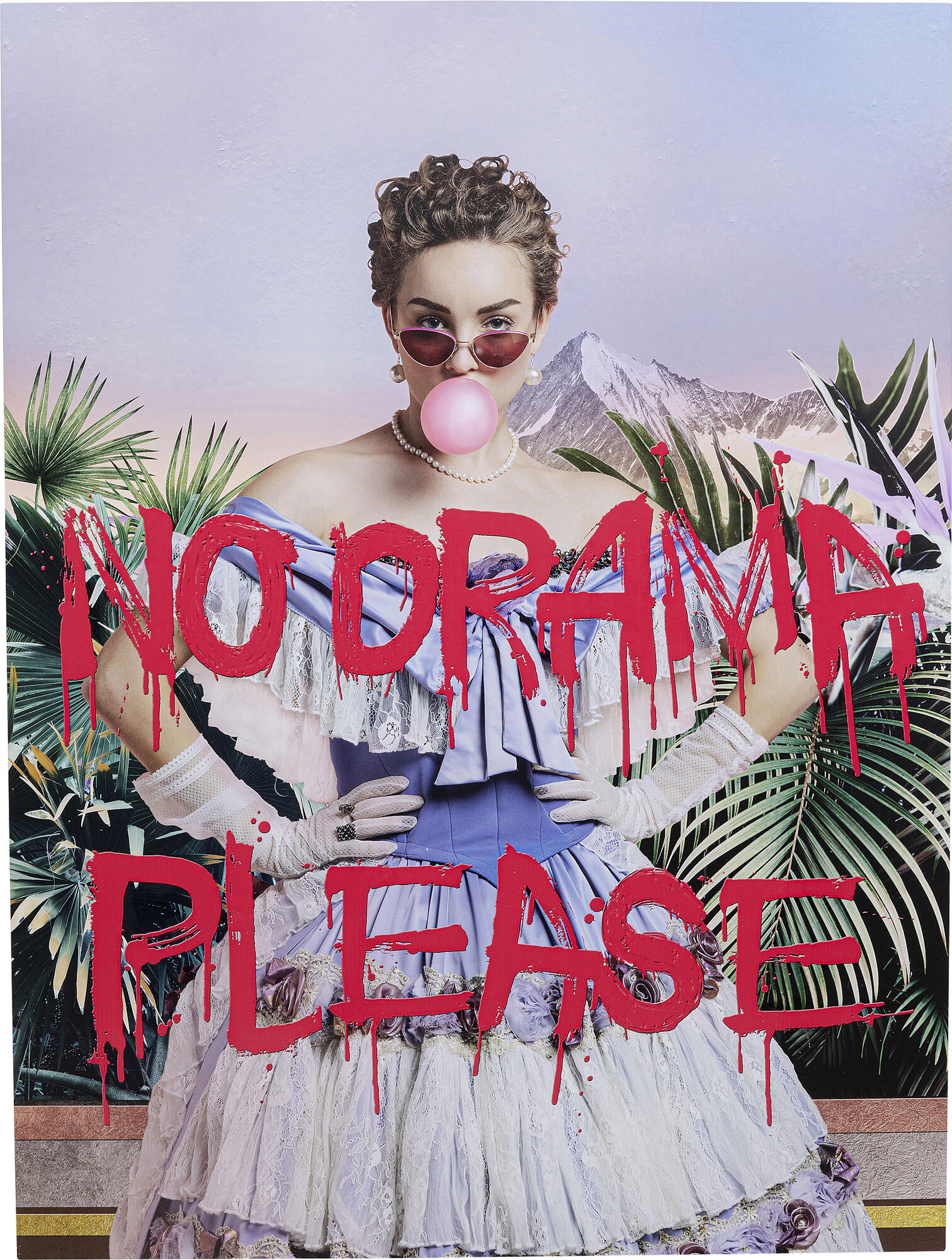 Cuadro cristal No Drama 90x120cm – Imagen-1.