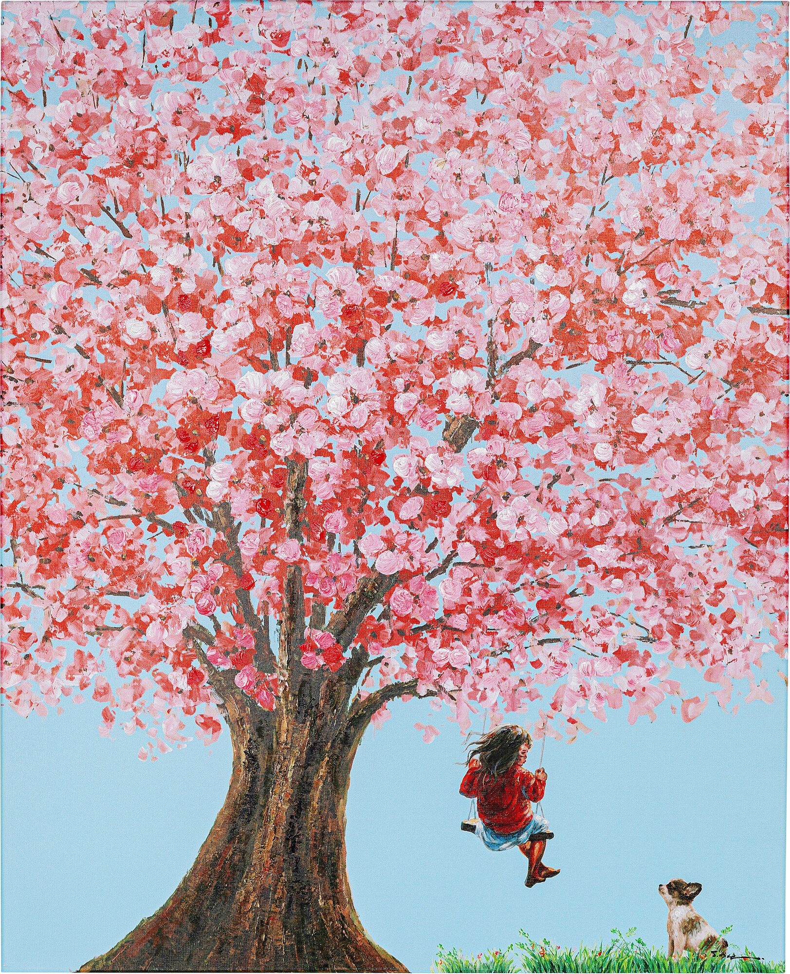 Obraz Touched Flower Girl 80x100 cm – obraz-1