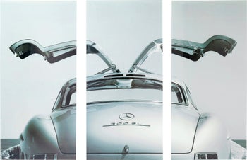 Oldtimer Hármas Üvegkép 240 x 160 cm – kép-1.