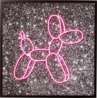 Ballon Dog LED Üvegkép 80x80cm – kép-1.