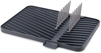 Ociekacz na naczynia ze stojakiem grafitowy – obraz-1