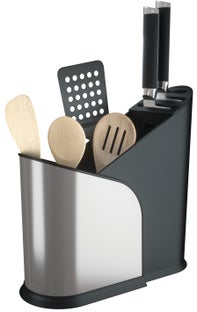 Ociekacz na sztućce Furlo 28x10 cm czarny – obraz-1