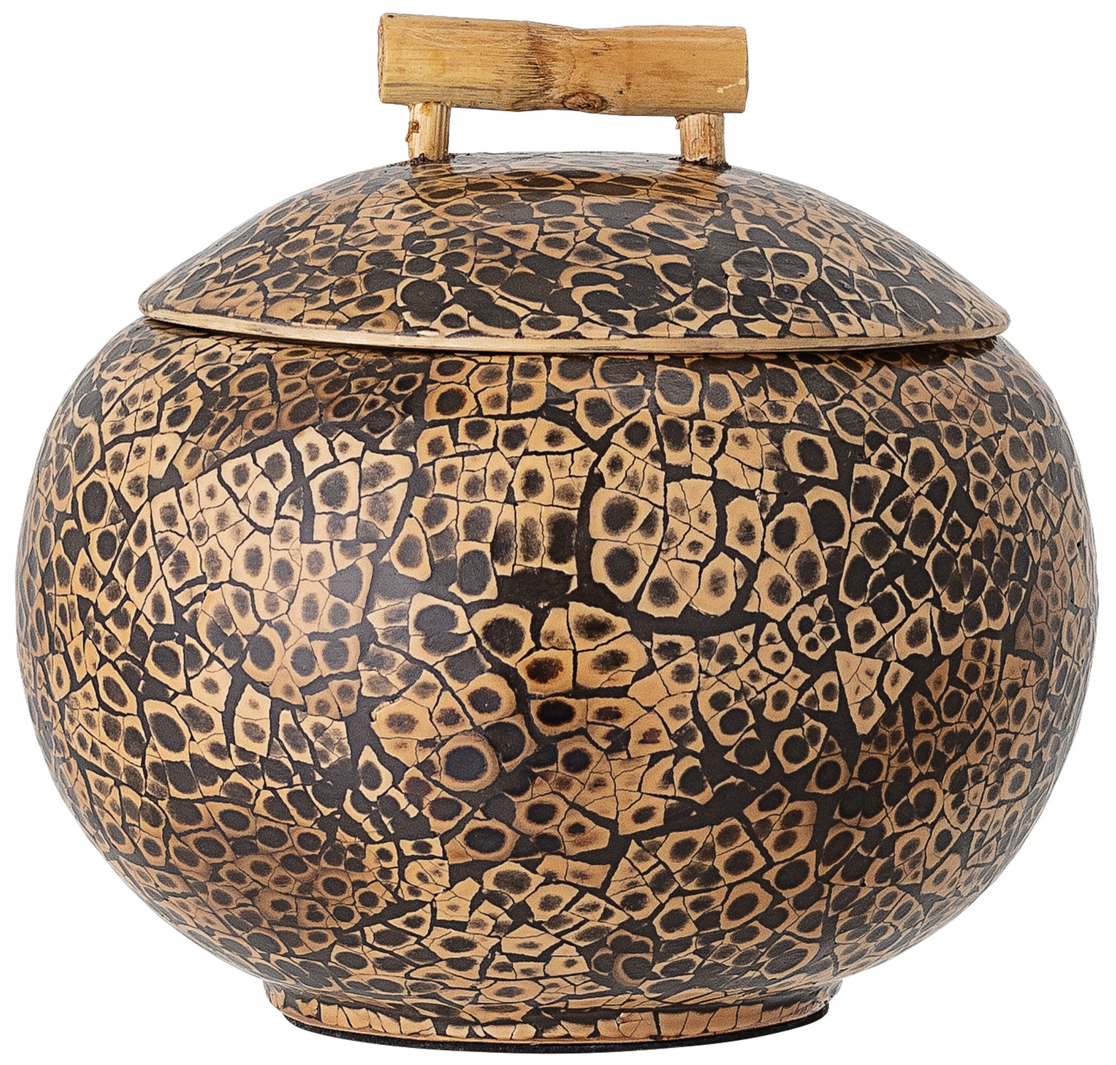 Organizer łazienkowy Prevcel Ø15x15 cm bambus – obraz-1