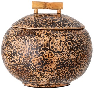 Organizer łazienkowy Prevcel Ø15x15 cm bambus – obraz-1