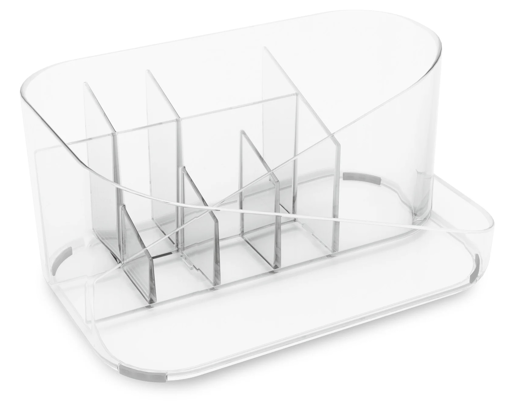 Organizer na kosmetyki poliwęglanowy transparenty 27x13x17 cm – obraz-1