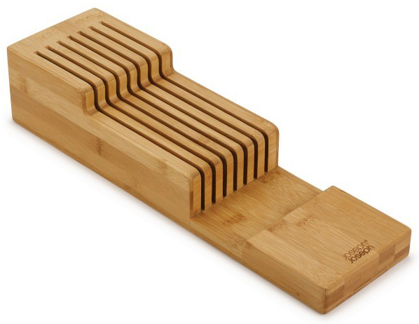 Organizer na noże bambusowy 40x12 cm – obraz-1