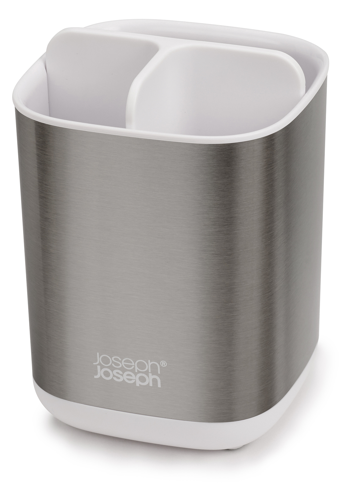 Organizer na przybory do mycia zębów srebrno-biały S – grafika-1.